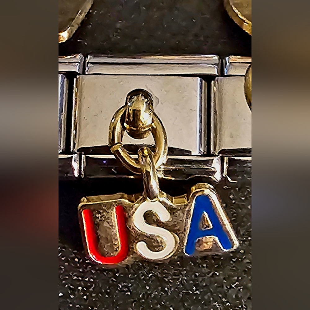 USA  Dangle Italian Charm
